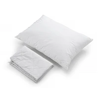 Down Alternative Silk Pillow With Removable Zipper Cover, Luxe Collection