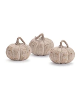 Slickblue Box of 3 Pumpkins – Perfect for Autumn and Halloween Decor