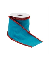 Slickblue Set of 2 Wired Wool Ribbons – Elegant and Durable for Crafting and Decorating