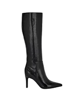 Guess Women's Richee Tall Shafted Pointy Toe Knee High Dress Boots