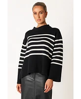 Petal and Pup Women's Avalynn Striped Knit Sweater