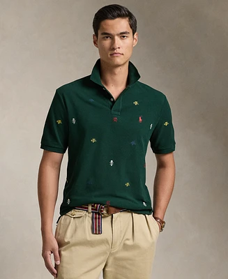 Polo Ralph Lauren Men's Classic-Fit Embroidered Mesh Shirt