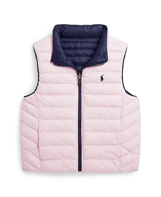 Polo Ralph Lauren Toddler and Little Kid's Unisex P-Layer 2 Reversible Quilted Vest Jacket