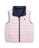 Polo Ralph Lauren Toddler and Little Kid's Unisex P-Layer 2 Reversible Quilted Vest Jacket