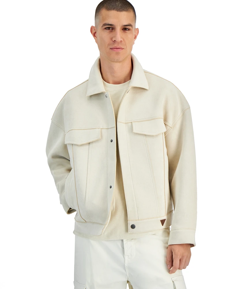 Guess Men's Baldwin Faux-Suede Jacket