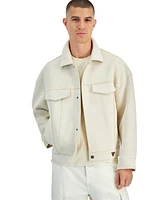 Guess Men's Baldwin Faux-Suede Jacket