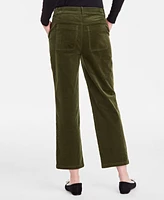 On 34th Women's Corduroy Utility-Pocket Ankle Pants, Created for Macy's