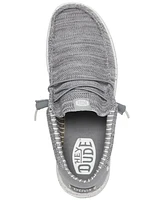 Hey Dude Men's Wally Stretch Sox Slip-On Casual Moccasin Sneakers from Finish Line