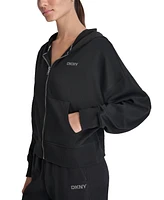 Dkny Sport Women's Studded Logo Hoodie