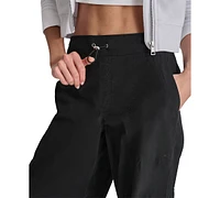 Dkny Sport Women's Cargo Bungee-Hem Pants