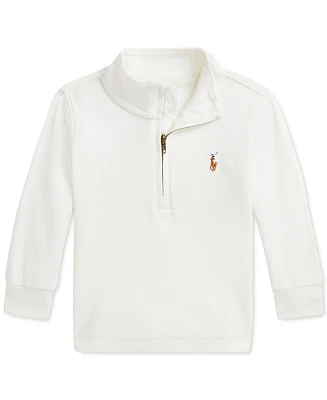 Polo Ralph Lauren Baby Cotton Quarter-Zip Sweater