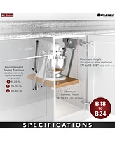 Rev-a-Shelf Mixer/Appliance Lifting System for Kitchen Base Cabinet