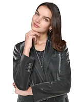 Karl Lagerfeld Paris Women's Metallic Blazer