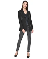 Karl Lagerfeld Paris Women's Embellished Blazer