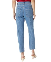 Sam Edelman Women's Twisted-Seam Stovepipe Jeans