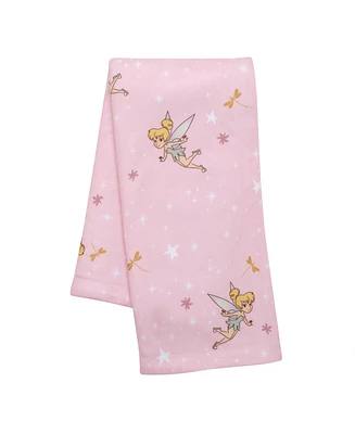 Bedtime Originals Disney Tinker Bell Pink Soft Fleece Faux Shearling Baby Blanket