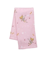 Bedtime Originals Disney Tinker Bell Pink Soft Fleece Faux Shearling Baby Blanket