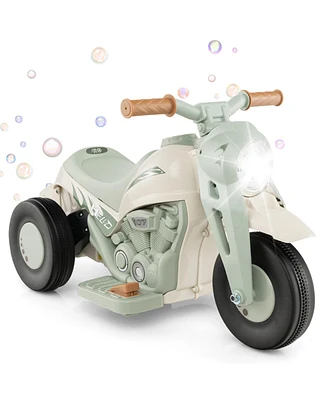 Vebreda 6V Kids Electric Ride on Motorcycle with Bubble Maker and Music