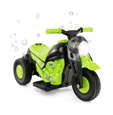 Vebreda 6V Kids Electric Ride on Motorcycle with Bubble Maker and Music