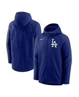 Nike Men's Royal Los Angeles Dodgers Authentic Collection Player Performance Full-Zip Hoodie