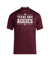 Adidas Men's Maroon Texas A M Aggies 2024 Sideline Aeroready T-Shirt