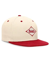 Nike Men's Natural/Red Los Angeles Angels City Connect True Fitted Hat