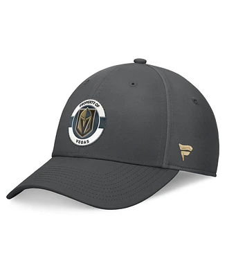 Fanatics Men's Charcoal Vegas Golden Knights Authentic Pro Training Camp Flex Hat