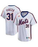 Nike Men's Mike Piazza White New York Mets Throwback Cooperstown Limited Jersey