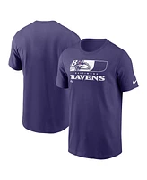 Nike Men's Purple Baltimore Ravens Air Essential T-Shirt