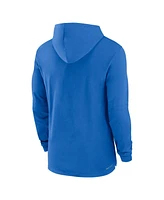 Jordan Men's Light Blue Ucla Bruins Sideline Hoodie Performance Long Sleeve T-Shirt