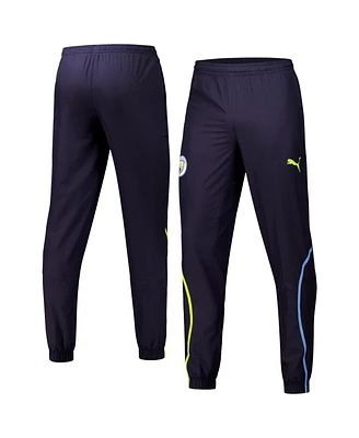 Puma Men's Navy Manchester City DryCELL 2024/25 Pre-Match Woven Pants