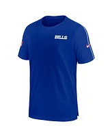 Nike Men's Royal Buffalo Bills 2024 Sideline Coach Uv Performance T-Shirt