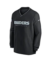 Nike Men's Black Las Vegas Raiders Sideline Pullover Wind Shirt