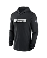 Nike Men's Minnesota Vikings Sideline Hoodie Performance Long Sleeve T-Shirt