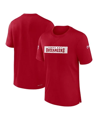 Nike Men's Red Tampa Bay Buccaneers Sideline Player Performance T-Shirt