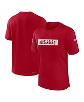 Nike Men's Red Tampa Bay Buccaneers Sideline Player Performance T-Shirt