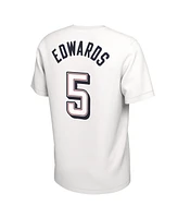 Nike Men's Anthony Edwards White Usa Basketball 2024 Summer Olympics Name Number T-Shirt