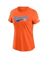 Nike Women's Orange Denver Broncos Team Logo T-Shirt