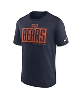 Nike Men's Navy Chicago Bears Exceed Performance T-Shirt