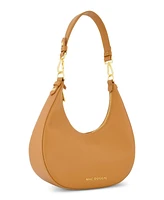 Gold Plated Hardware Grain Leather Hobo Bag