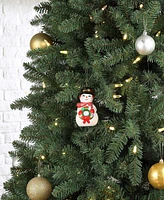 Mr. Christmas 4.5" Ceramic Ornament Snowman