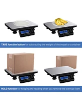 Yescom 660lbs Lcd Ac Digital Floor Bench Scale Postal Platform Shipping 300KG Weigh
