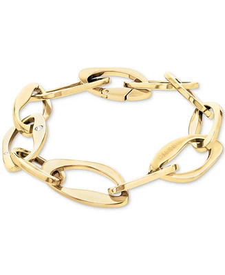 Calvin Klein Pave Sculpted Link Chain Bracelet