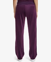 Calvin Klein Women's Velour Wide-Leg Pants