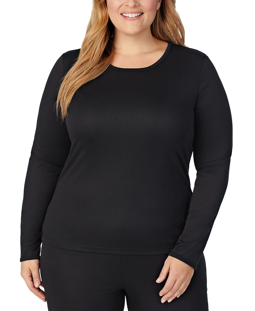Cuddl Duds Plus Size Climatesmart Long-Sleeve Crewneck Top