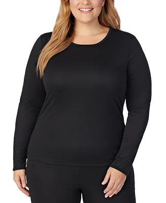 Cuddl Duds Plus Size Climatesmart Long-Sleeve Crewneck Top