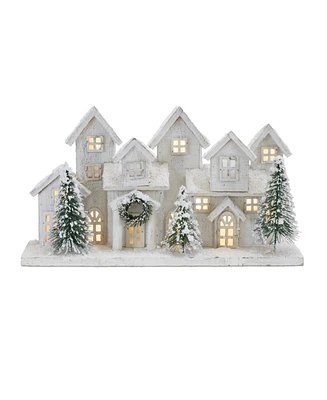 Slickblue Wooden Led Houses – Charming Illuminated Decor for Home and Holiday