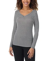 Cuddl Duds Women's Softwear Stretch V-Neck Top