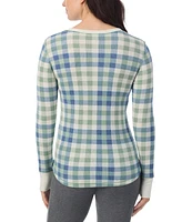 Cuddl Duds Cozy Stretch Thermal Crewneck Top
