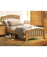 Twin-Twin over Full L-Shaped Bunk Bed w/ Desk & Wardrobe